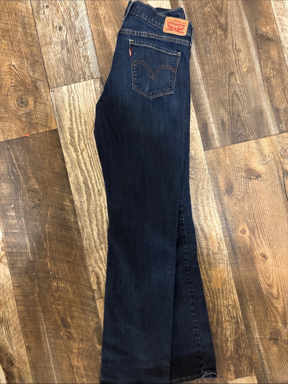 Levi's Women's Dark Indigo Wide Leg Jeans